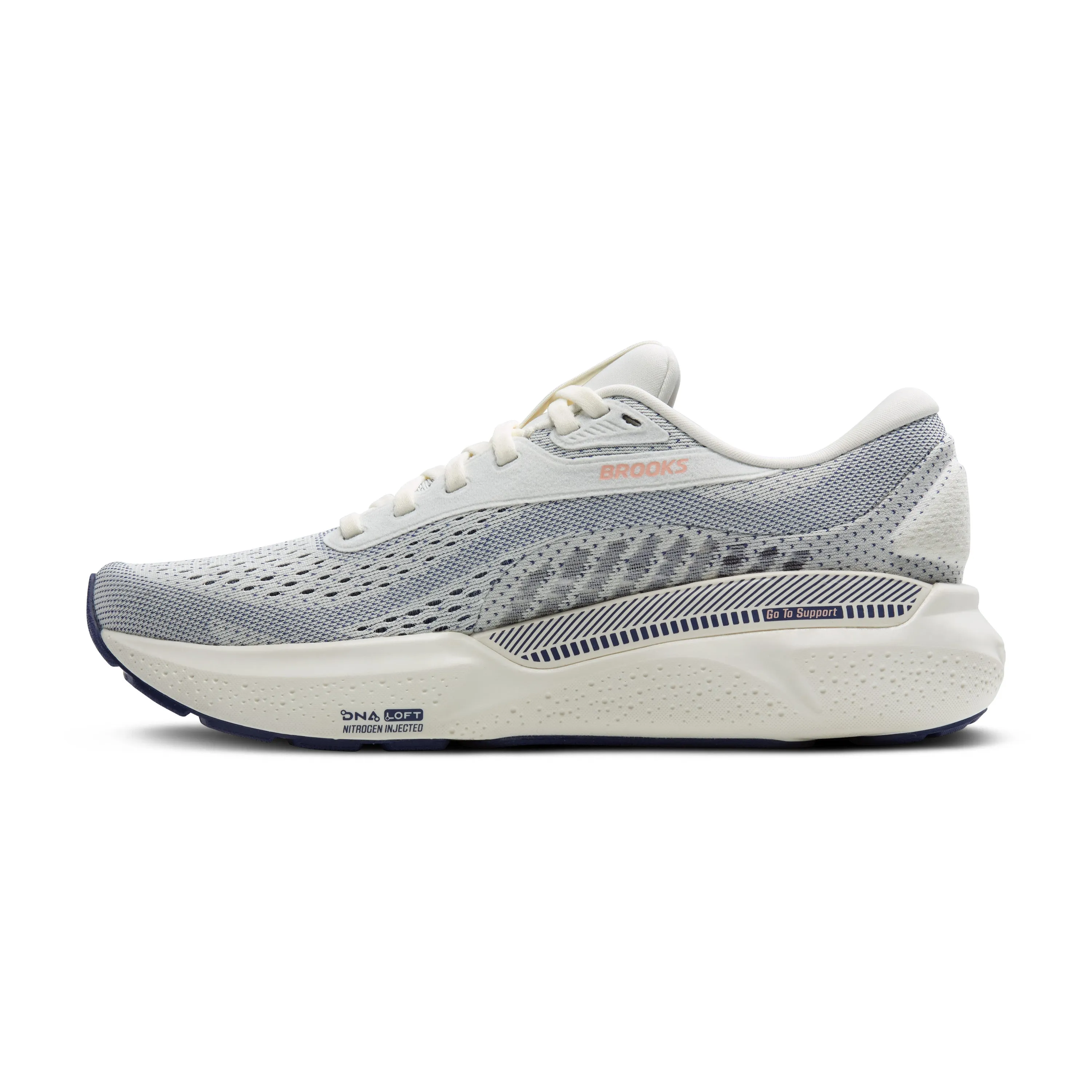 WOMEN'S ADRENALINE GTS 24 - WIDE D - 140 GREY/BLUE RIBBON/PEACH